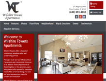 Tablet Screenshot of liveatwilshiretower.com
